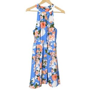 Vince Camuto Blue Floral Women’s Dress Size 10